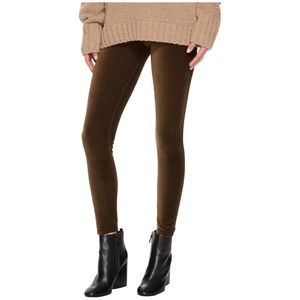 NWT Vince Brown Corduroy Stretch Leggings